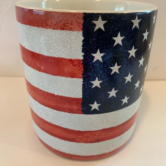 Old Glory Porcelain Port Townsand Patriotic Mug - Picture 2 of 10